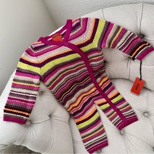 🩷 New Missoni X Target baby long sleeve unionsuit babysuit XS 3-6M
